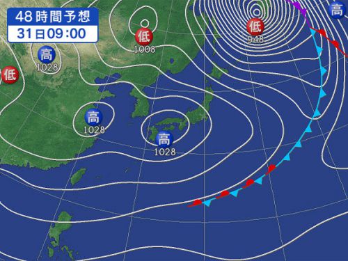 明日は釣りに行けるかな？　10月31日 　火曜日の釣行予報