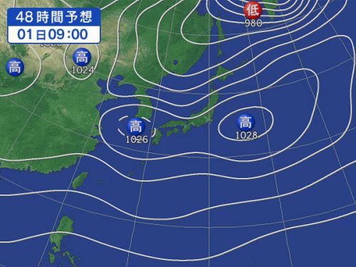 明日は釣りに行けるかな？　11月1日 　水曜日の釣行予報