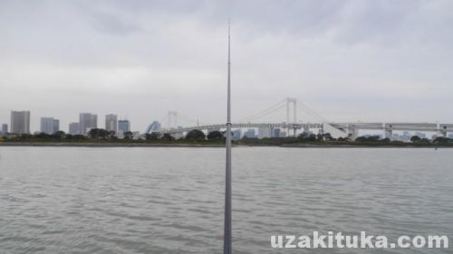 お台場海浜公園「誰も釣りしてない」東京都10月