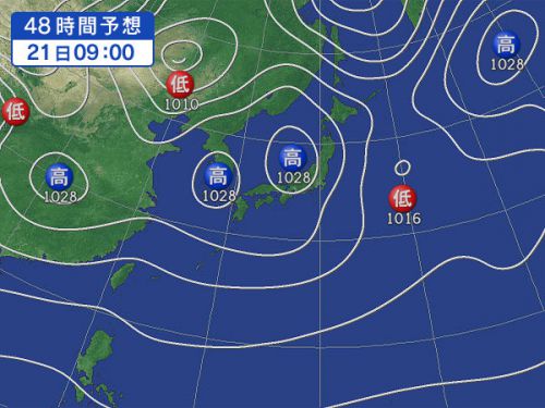 明日は釣りに行けるかな？　11月21日 　火曜日の釣行予報