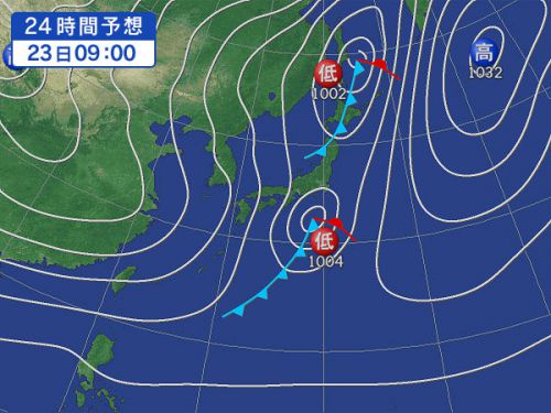 明日は釣りに行けるかな？　11月23日 　水曜日の釣行予報