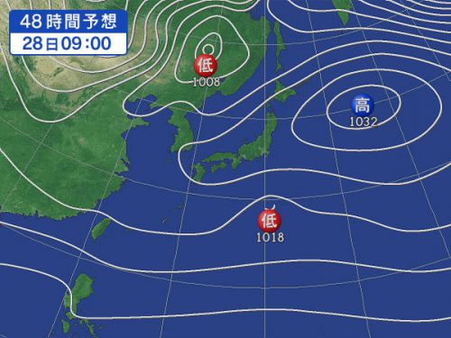 明日は釣りに行けるかな？　11月28日 　火曜日の釣行予報