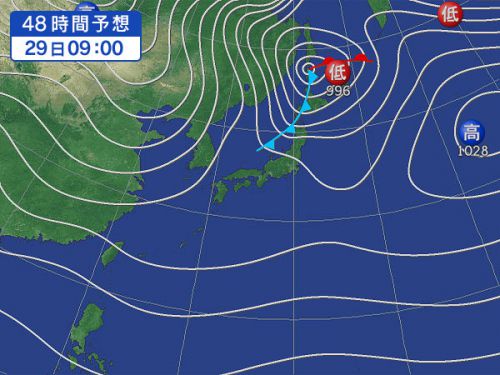 明日は釣りに行けるかな？　11月29日 　水曜日の釣行予報