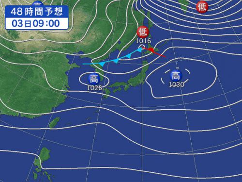 明日は釣りに行けるかな？　12月3日 　日曜日の釣行予報