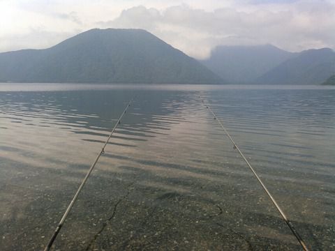 本栖湖遠征　釣りキャンプ