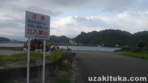 【釣り】宮崎県「油津港」台風でお魚釣れなかった