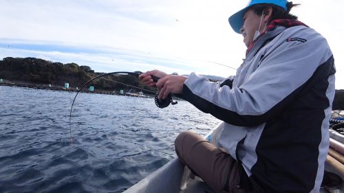 釣果情報：2020年12月26日沼津、超ライト石鯛で釣り。外道で鯛を釣る