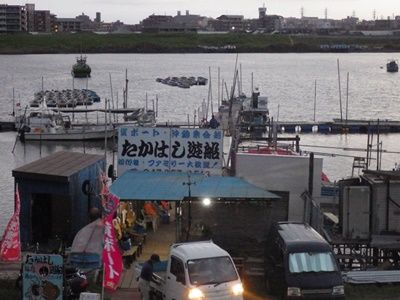 江戸川放水路でボートハゼ釣り　２０２１