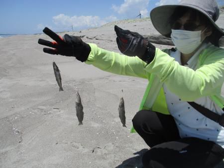 釣れない浜は移動！